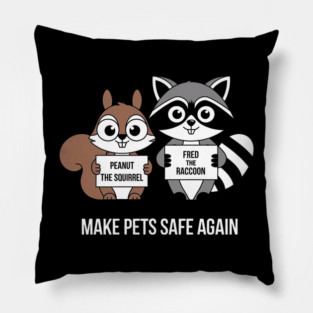 Peanut-the-squirrel Pillow