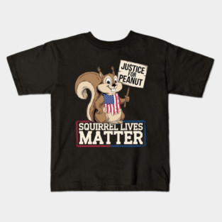 Justice For Peanut - Peanut The Squirrel Kids T-Shirt