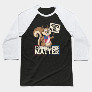 Justice For Peanut - Peanut The Squirrel Baseball T-Shirt