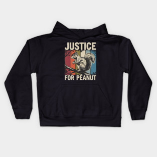 JUSTICE FOR PEANUT Kids Hoodie