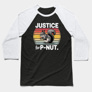 JUSTICE FOR P-NUT | PEANUT THE SQUIRREL Baseball T-Shirt