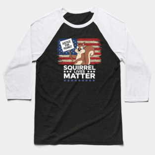 SQUIRREL LIVES MATTER - PEANUT THE SQUIRREL Baseball T-Shirt