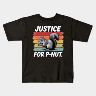 JUSTICE FOR P-NUT | PEANUT THE SQUIRREL Kids T-Shirt