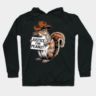 peanut the squirrel / justice for peanut Hoodie