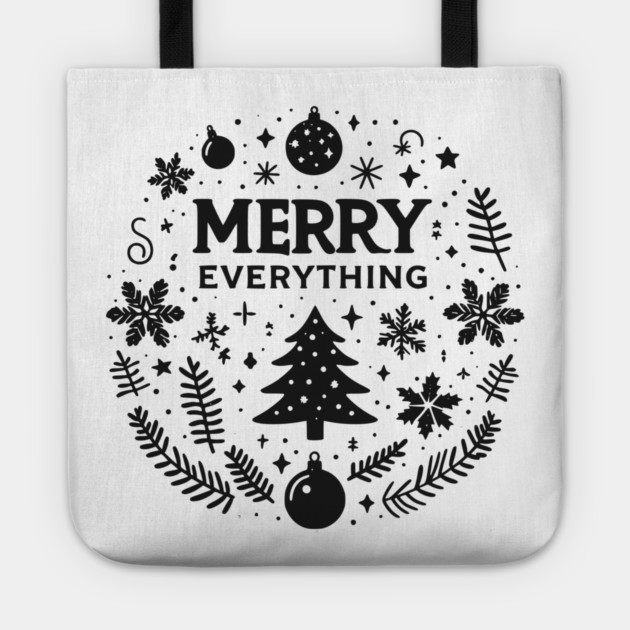 Merry Everything Tote by Frank Ring