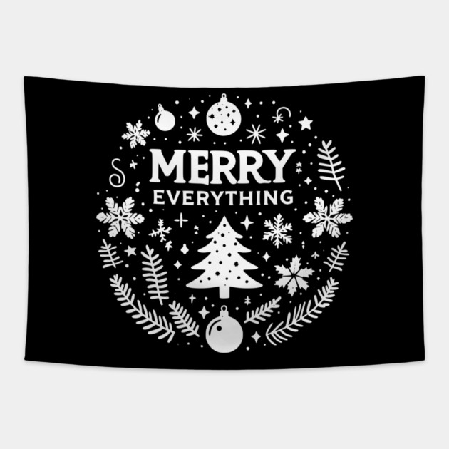 Merry Everything Tapestry by Frank Ring