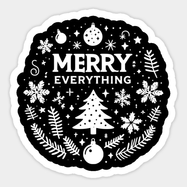 Merry Everything Magnet by Frank Ring