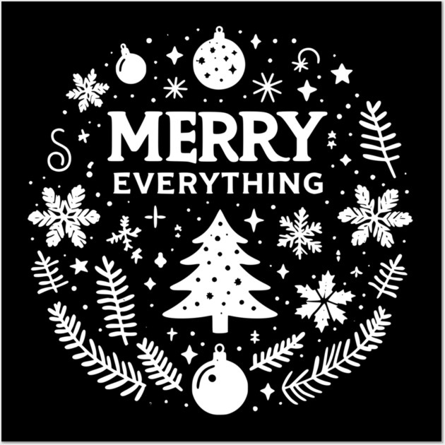 Merry Everything Wall Art by Frank Ring