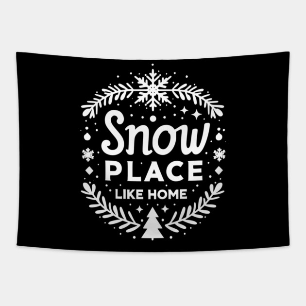 Snow Place Like Home Tapestry by Frank Ring