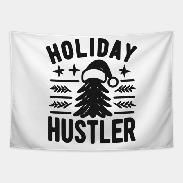 Holiday Hustler Tapestry by Frank Ring