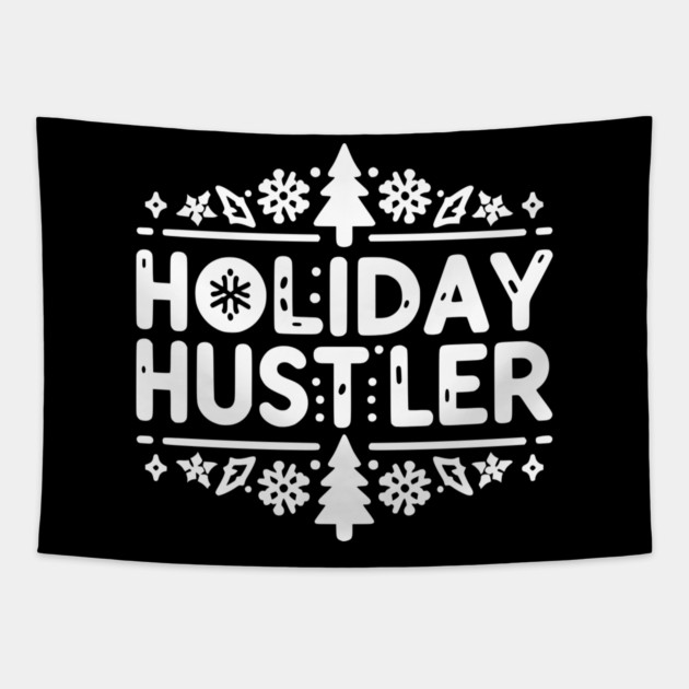 Holiday Hustler Tapestry by Frank Ring