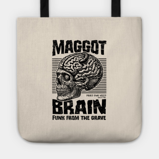 MAGGOT BRAIN Tote by artslaves