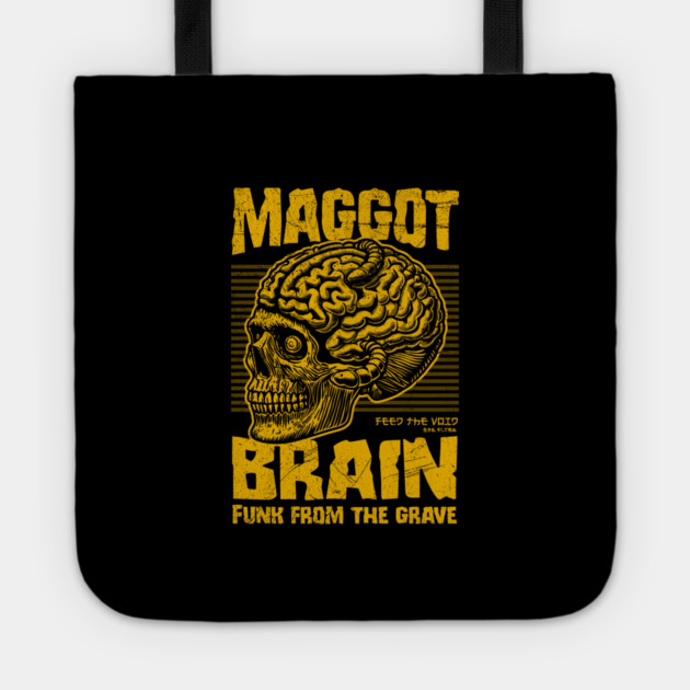 MAGGOT BRAIN Tote by artslaves