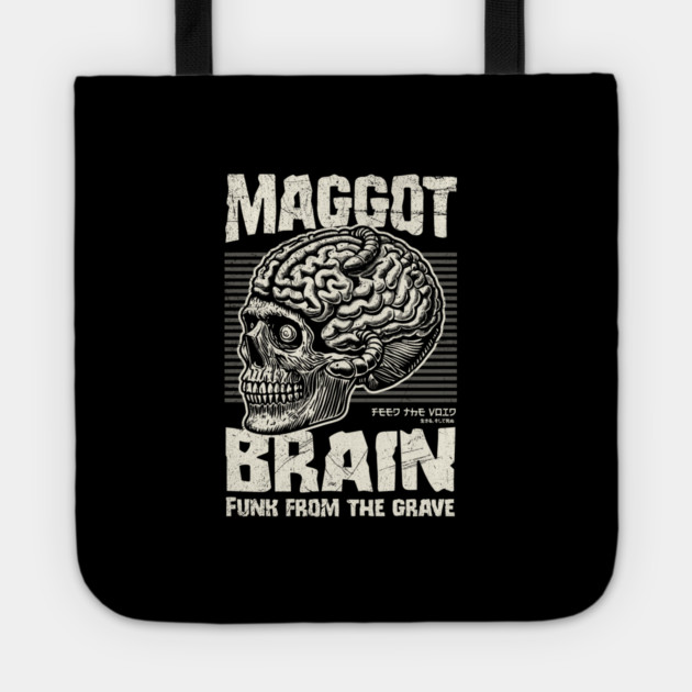 MAGGOT BRAIN Tote by artslaves