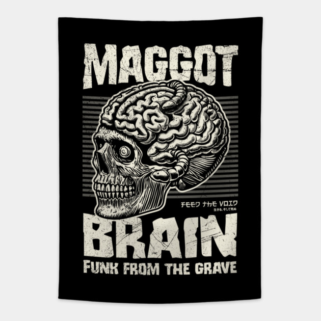 MAGGOT BRAIN Tapestry by artslaves