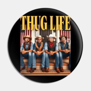 Trump Vance Elon Kennedy Thuglife Pin
