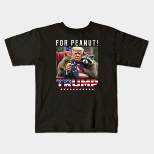 Vote Trump For Peanut The Squirrel Kids T-Shirt