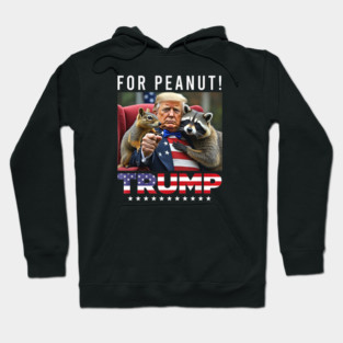 Vote Trump For Peanut The Squirrel Hoodie