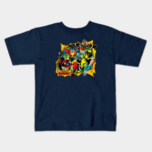70's Mutant Heroes Kids T-Shirt