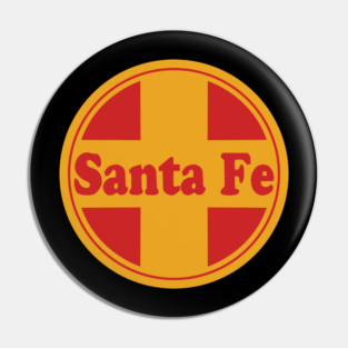 Vintage Santa Fe Railroad Logo Pin