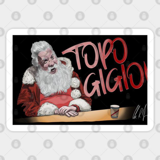 Santa Clause: Topo Gigio Sticker by 51Deesigns
