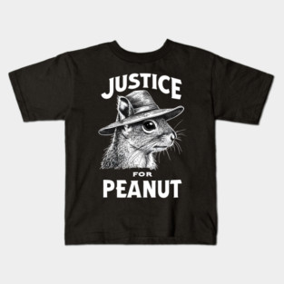 Justice For Peanut The Squirrel - P’nut PNut Peanut Squirrel Kids T-Shirt