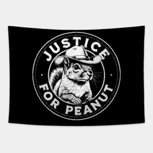 Justice For Peanut The Squirrel - P’nut PNut Peanut Squirrel Tapestry