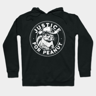 Justice For Peanut The Squirrel - P’nut PNut Peanut Squirrel Hoodie