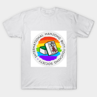 International Mahjong Butt Touching Society T-Shirt