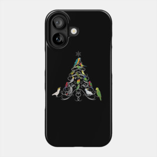 Parrot Christmas Tree - Multi-species - Flock Phone Case