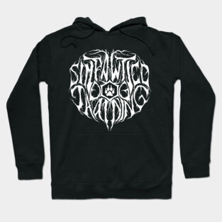 Black Metal Logo Hoodie