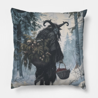 Krampus is Coming Pillow