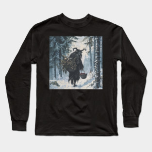 Krampus is Coming Long Sleeve T-Shirt