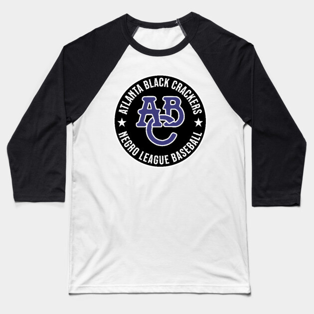 Atlanta Black Crackers Negro League Baseball Tribute Baseball T-Shirt by UrbanLifeApparel
