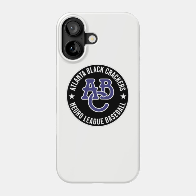 Atlanta Black Crackers Negro League Baseball Tribute Phone Case by UrbanLifeApparel