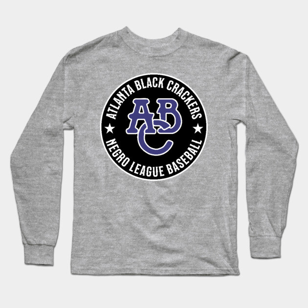 Atlanta Black Crackers Negro League Baseball Tribute Long Sleeve T-Shirt by UrbanLifeApparel