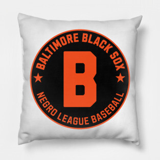 Baltimore Black Sox Negro League Baseball Tribute Pillow