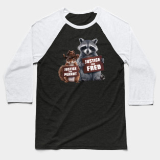 justice for peanut the squirrel justice for fred Baseball T-Shirt