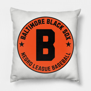 Baltimore Black Sox Negro League Baseball Tribute Reverse Pillow