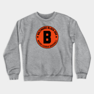 Baltimore Black Sox Negro League Baseball Tribute Reverse Crewneck Sweatshirt
