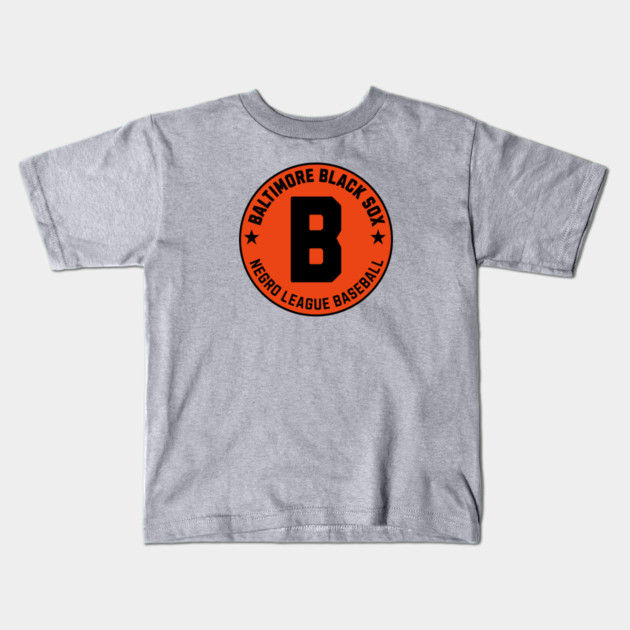 Baltimore Black Sox Negro League Baseball Tribute Reverse Kids T-Shirt by UrbanLifeApparel