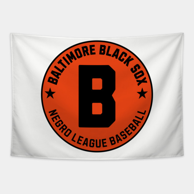 Baltimore Black Sox Negro League Baseball Tribute Reverse Tapestry by UrbanLifeApparel