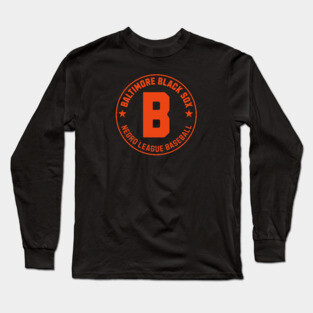 Baltimore Black Sox Negro League Baseball Tribute Long Sleeve T-Shirt