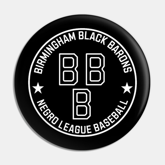 Birmingham Black Barons - Tribute Clean BG Pin by UrbanLifeApparel