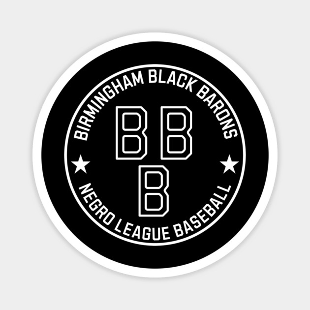 Birmingham Black Barons - Tribute Clean BG Magnet by UrbanLifeApparel