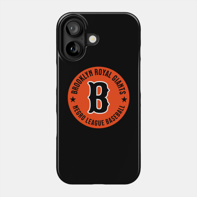 The Brooklyn Royal Giants Negro League Baseball - Tribute - Reversed Phone Case by UrbanLifeApparel