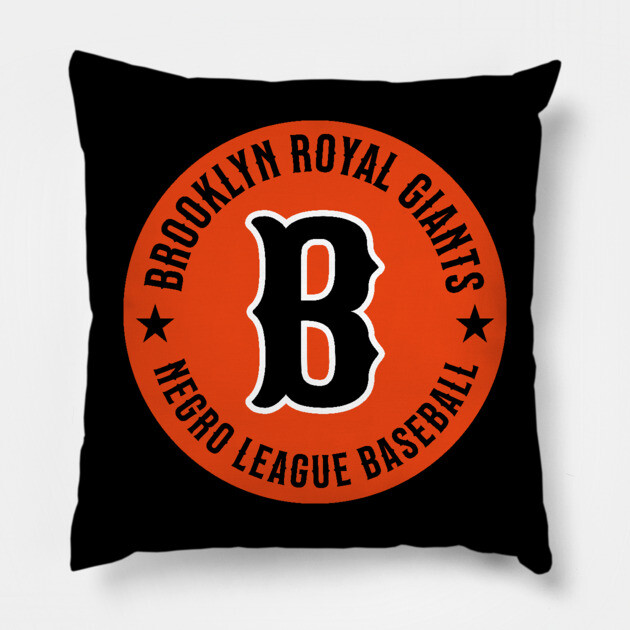 The Brooklyn Royal Giants Negro League Baseball - Tribute - Reversed Pillow by UrbanLifeApparel