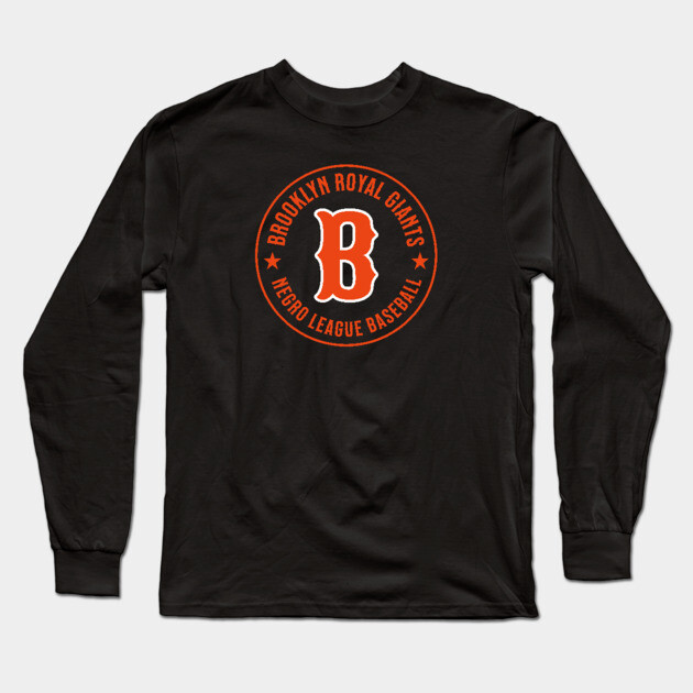 The Brooklyn Royal Giants Negro League Baseball - Tribute Long Sleeve T-Shirt by UrbanLifeApparel