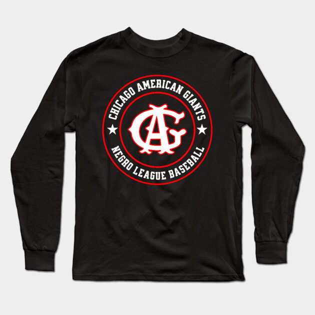 The Chicago American Giants - Tribute - Reverse Long Sleeve T-Shirt by UrbanLifeApparel