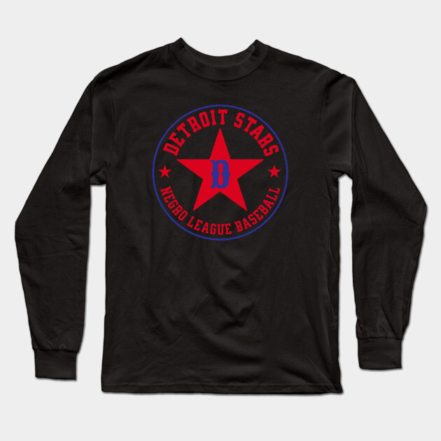 The Detroit Stars Negro League Baseball - Tribute Long Sleeve T-Shirt by UrbanLifeApparel